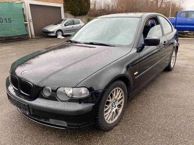 Schwarz Gebraucht 2003 BMW 318 Compact Advantage Kleinwagen | 1.999 € (Guter Preis) - Bild 1/4