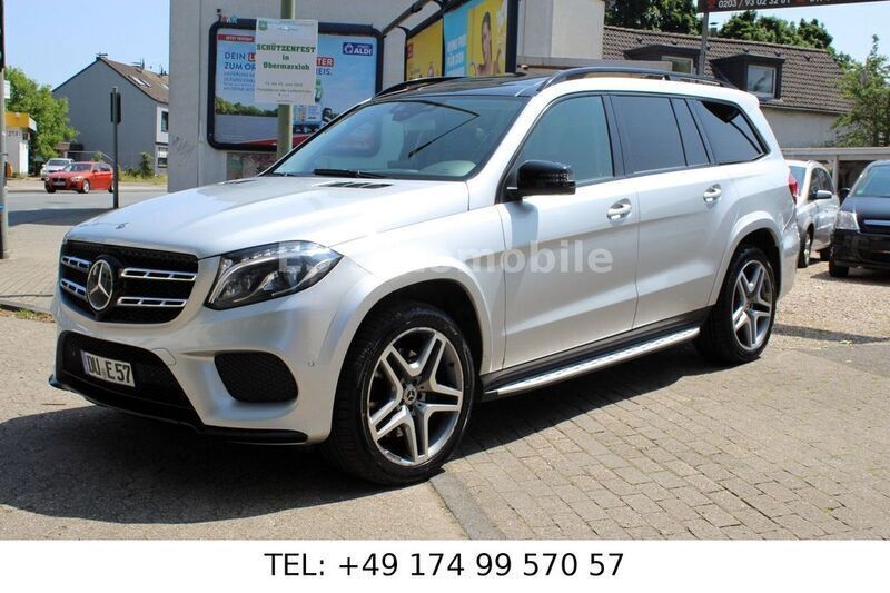 Iridiumsilber metalliclack Gebraucht 2018 Mercedes GLS350 AMG line SUV | 36.000 € (Guter Preis) - Bild 1/4