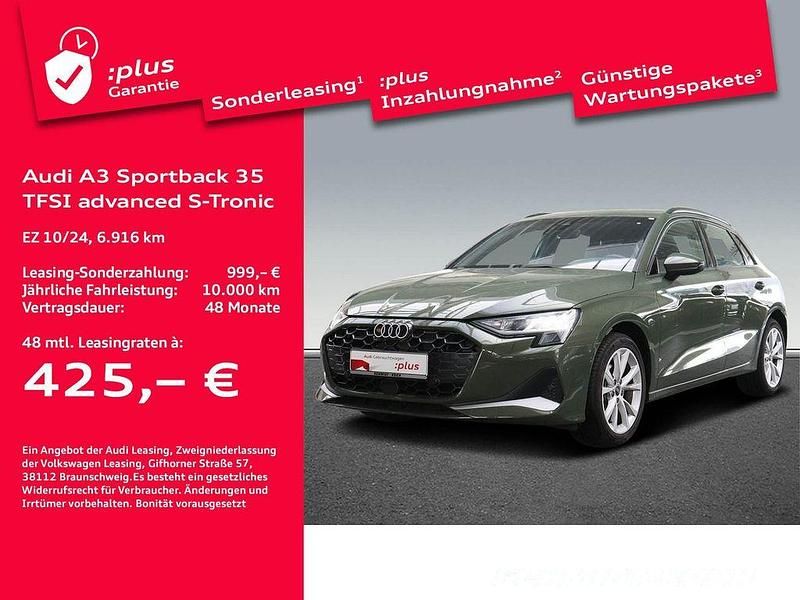 Gebraucht Audi A3 Advanced Plus 150 PS (110 kW) 2024 Distriktgrün metallic Limousine