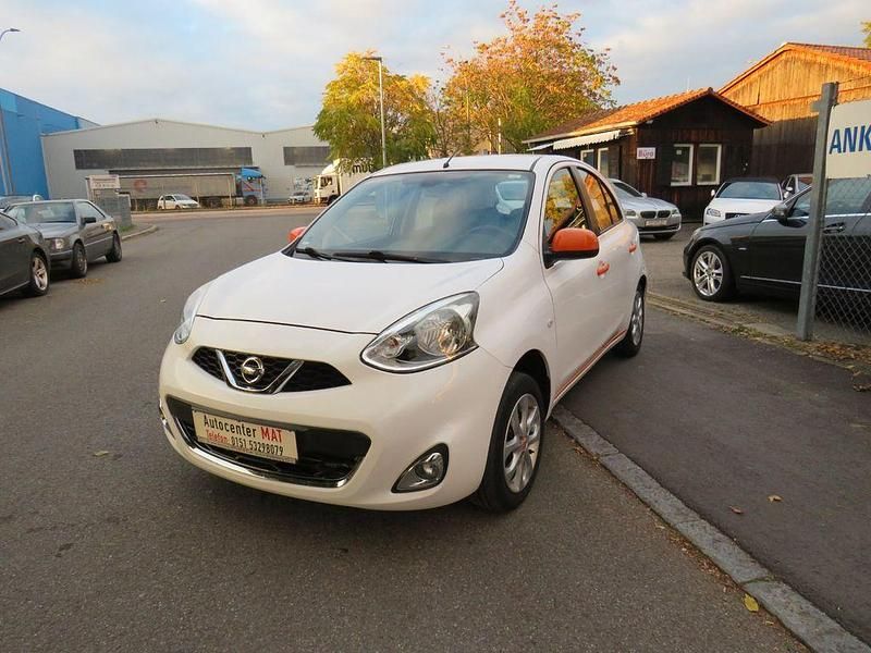 Weiß Gebraucht 2016 Nissan Micra Acenta Kleinwagen | 4.950 € (Guter Preis) - Bild 1/4
