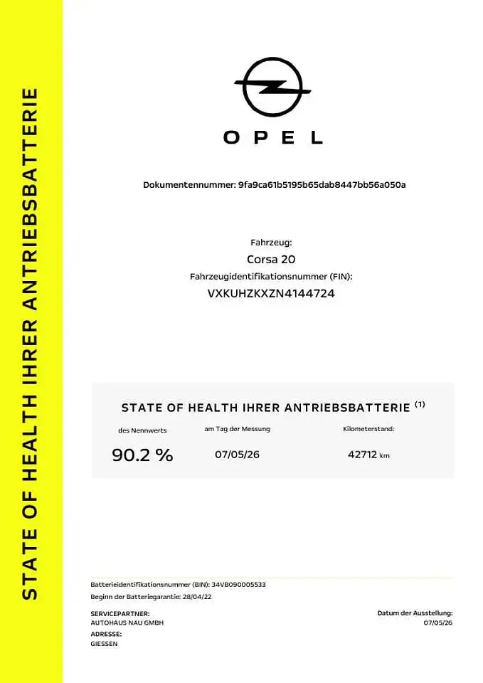 Brugt Opel Corsa-e Ultimate 100 kW (136 HK) 2022 Sølv Hatchback