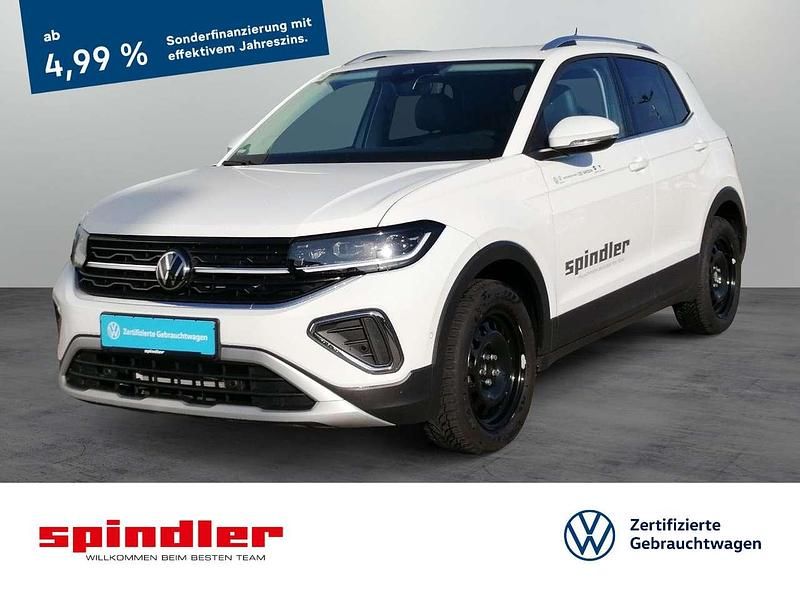 Pure white Gebraucht 2024 VW T-Cross IQ Drive SUV | 32.280 € (Teuer) - Bild 1/3