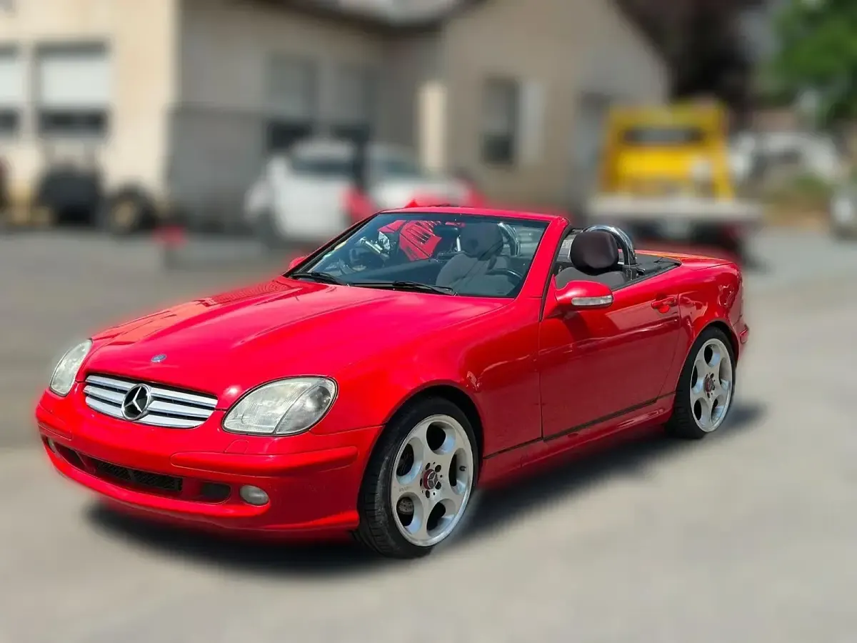 Gebraucht Mercedes SLK320 218 PS (160 kW) 2001 Rot Cabrio