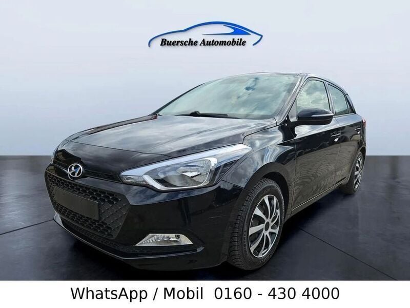 Schwarz Gebraucht 2018 Hyundai i20 GO! Limousine | 5.750 € (Superpreis) - Bild 1/4