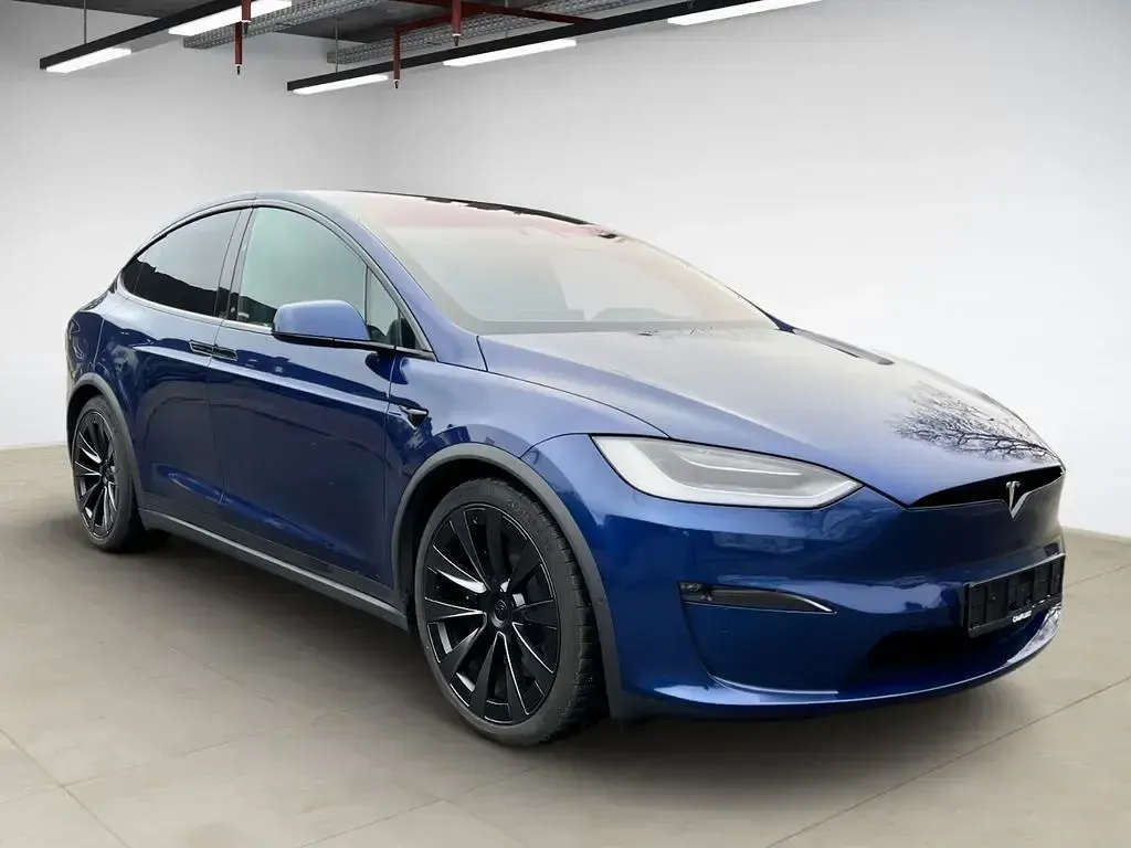 Brugt Tesla Model X Plaid 2023 Blå SUV