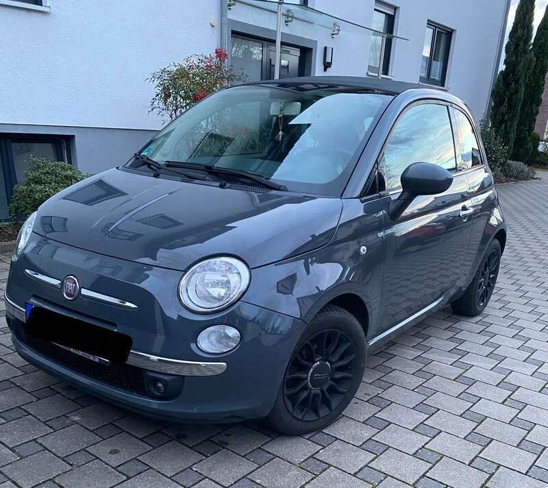 Grau Gebraucht 2012 Fiat 500C Cabrio | 6.600 € (Teuer) - Bild 1/4