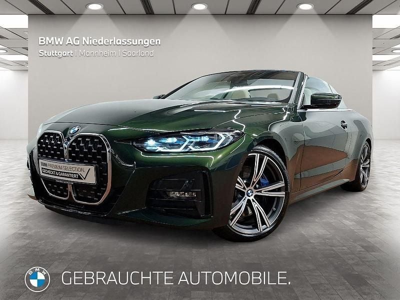 Grün Gebraucht 2021 BMW 430 Cabriolet M Sport Cabrio | 44.990 € (Fairer Preis) - Bild 1/4