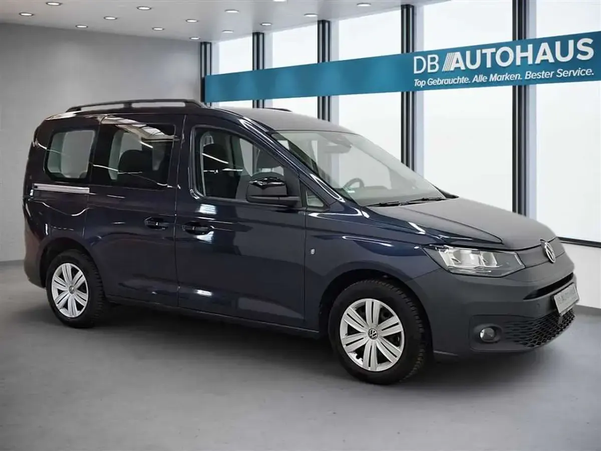 Gebraucht VW Caddy 122 PS (89 kW) 2022 Blau Van / Kleinbus