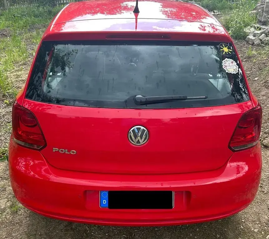 Gebraucht VW Polo Trendline 69 PS (50 kW) 2010 Rot Kleinwagen
