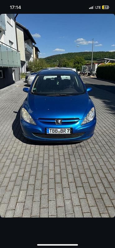 Blau Gebraucht 2003 Peugeot 307 Kleinwagen | 1.299 € (Fairer Preis) - Bild 1/4