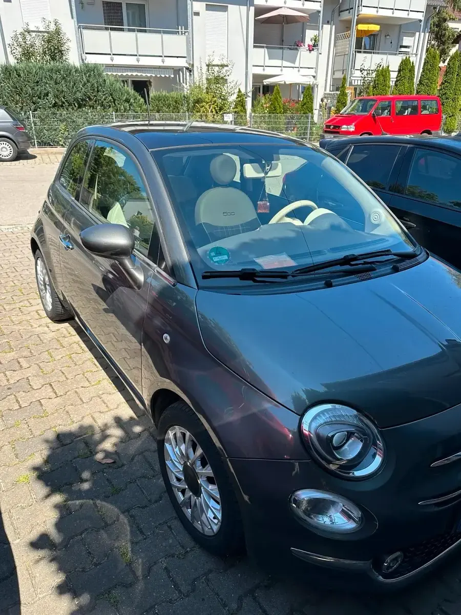 Gebraucht Fiat 500 Lounge 69 PS (50 kW) 2016 Grau Kleinwagen