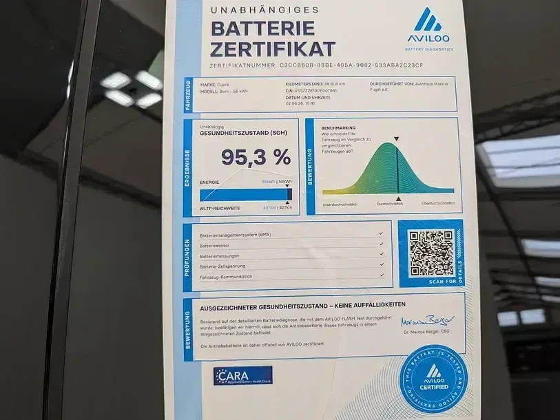 Gebraucht Cupra Born 150 kW (204 PS) 2022 Vaporgrau Kleinwagen