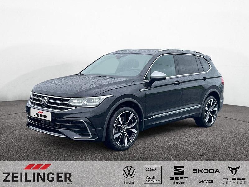 Schwarz Gebraucht 2025 VW Tiguan Allspace R-line SUV | 42.189 € (Fairer Preis) - Bild 1/4