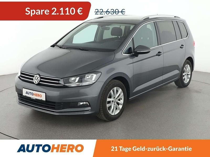 Indiumgrau Gebraucht 2019 VW Touran Highline Van / Kleinbus | 20.520 € (Superpreis) - Bild 1/3