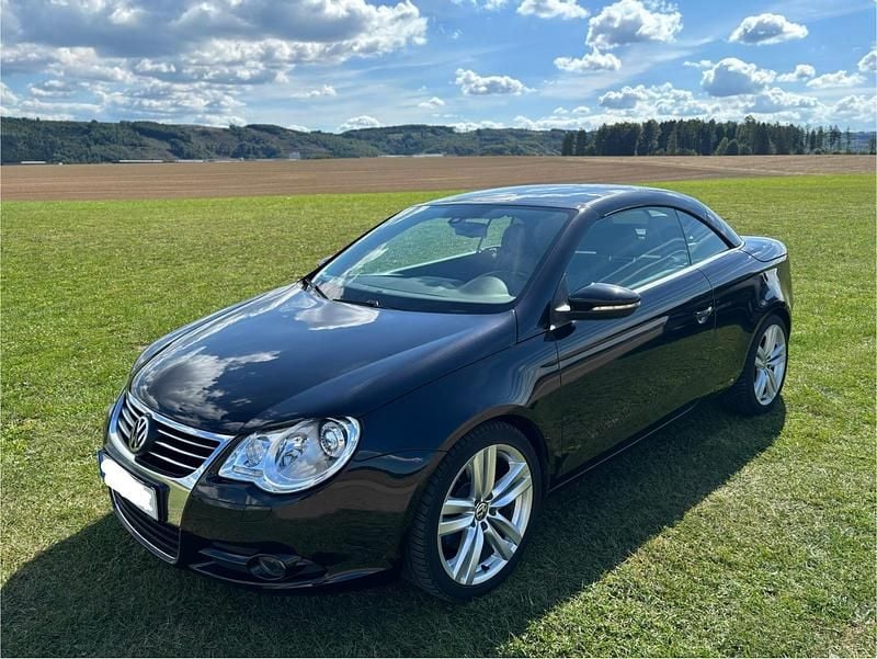 Gebraucht VW Eos R 250 PS (183 kW) 2008 Schwarz Cabrio