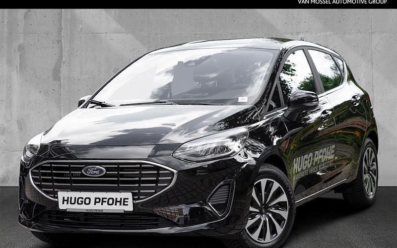 Agate black metallic Gebraucht 2023 Ford Fiesta Titanium Kleinwagen | 16.990 € (Guter Preis) - Bild 1/4