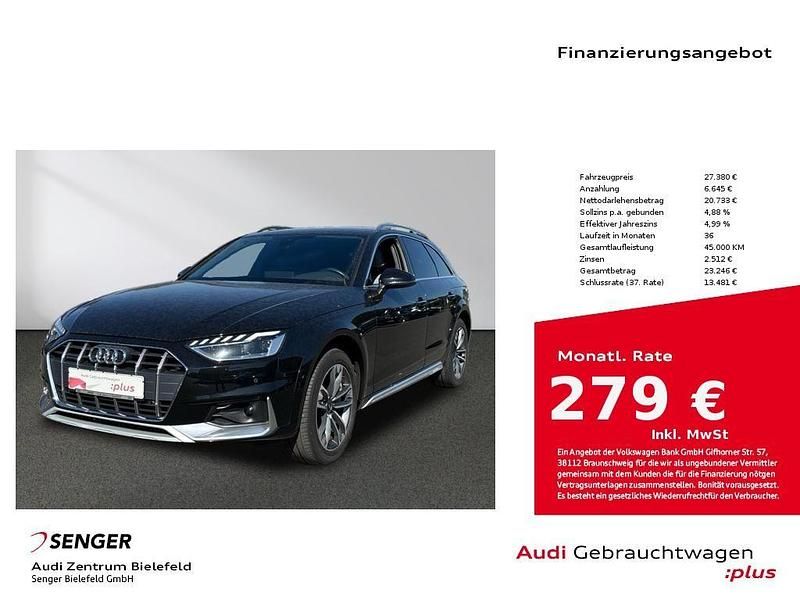 Mythosschwarz metallic Gebraucht 2021 Audi A4 Allroad Sport Kombi | 27.380 € (Fairer Preis) - Bild 1/4