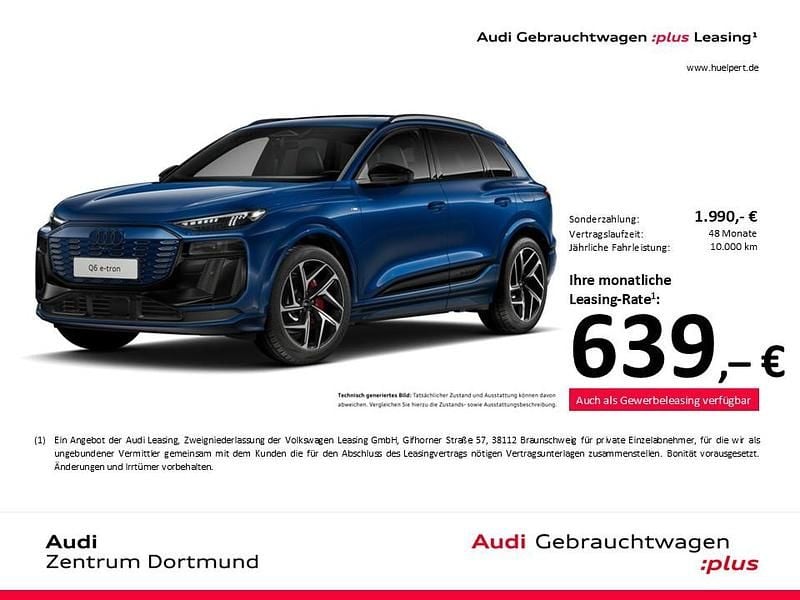 Gebraucht Audi Q6 e-tron S-Line 284 kW (387 PS) 2025 Blau SUV