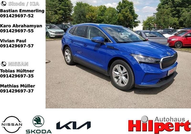 Energyblau Gebraucht 2022 Skoda Enyaq iV Lodge SUV | 29.840 € (Superpreis) - Bild 1/4