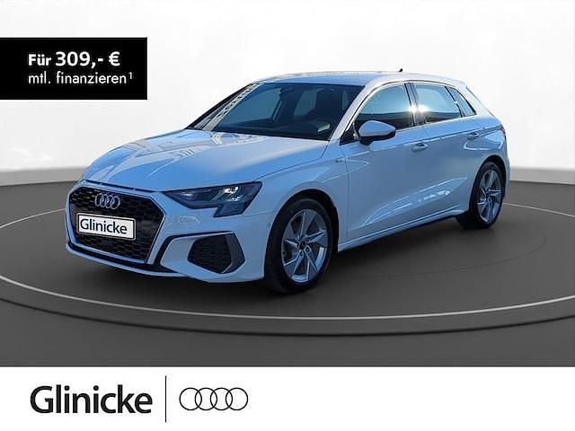 Weiß Gebraucht 2023 Audi A3 S-Line Limousine | 23.980 € (Fairer Preis) - Bild 1/3