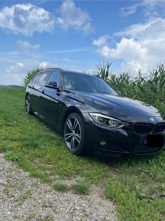 Schwarz Gebraucht 2017 BMW 320 Shadowline Kombi | 22.999 € (Teuer) - Bild 1/4