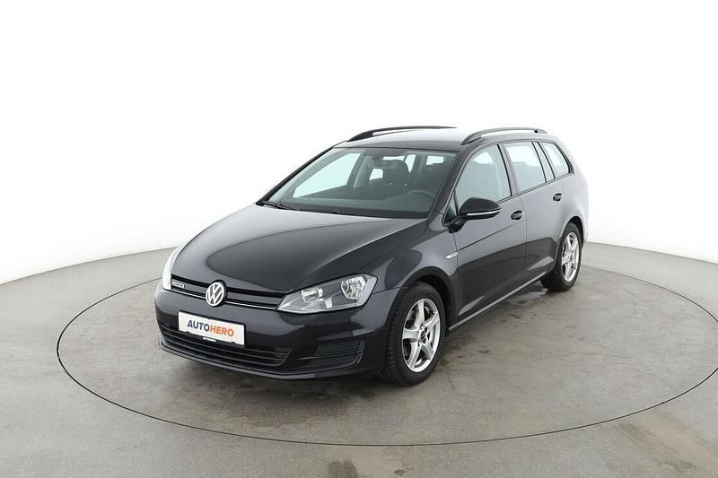 Gebraucht VW Golf VII Trendline 110 PS (80 kW) 2016 Schwarz Kombi