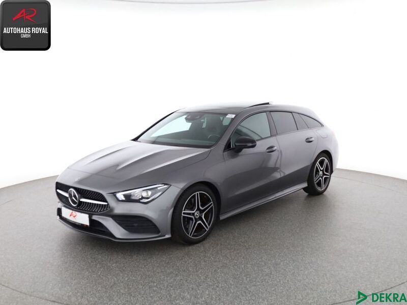 Grau Gebraucht 2020 Mercedes CLA200 Shooting Brake AMG Kombi | 26.480 € (Fairer Preis) - Bild 1/4