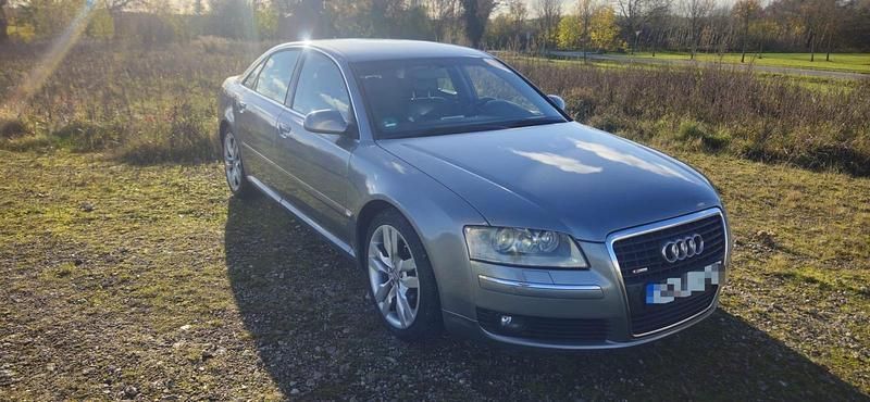 Grau Gebraucht 2007 Audi A8 S-Line Limousine | 5.990 € (Fairer Preis) - Bild 1/4