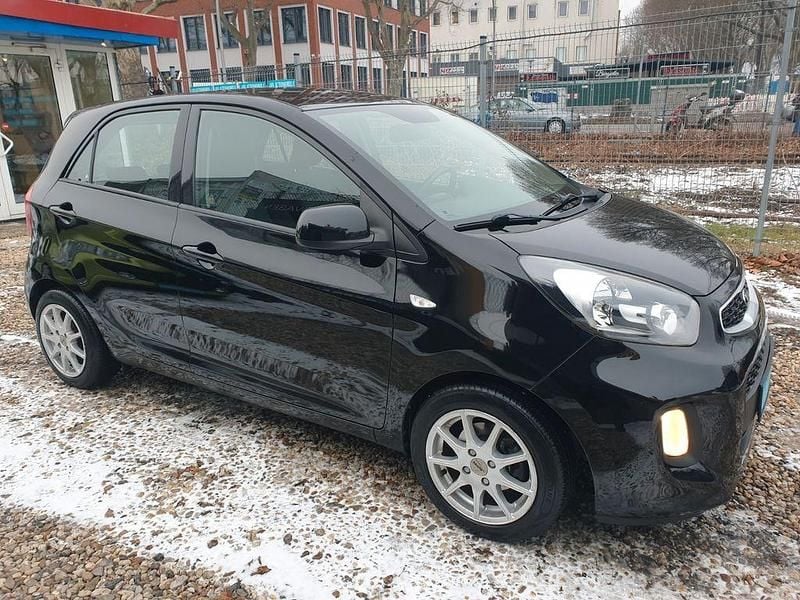 Gebraucht Kia Picanto 67 PS (49 kW) 2016 Schwarz Kleinwagen