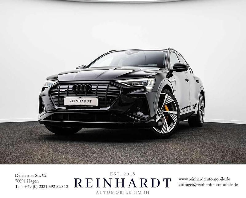 Gebraucht Audi e-tron Black Edition 230 kW (313 PS) 2022 Mythosschwarz metallic SUV