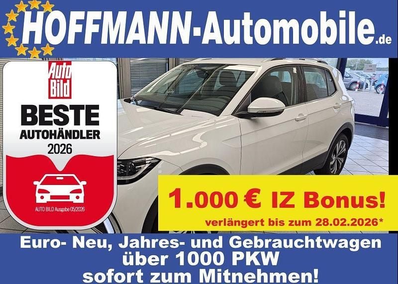 Purewhite Neu 2026 VW T-Cross Style SUV | 25.900 € (Superpreis) - Bild 1/4