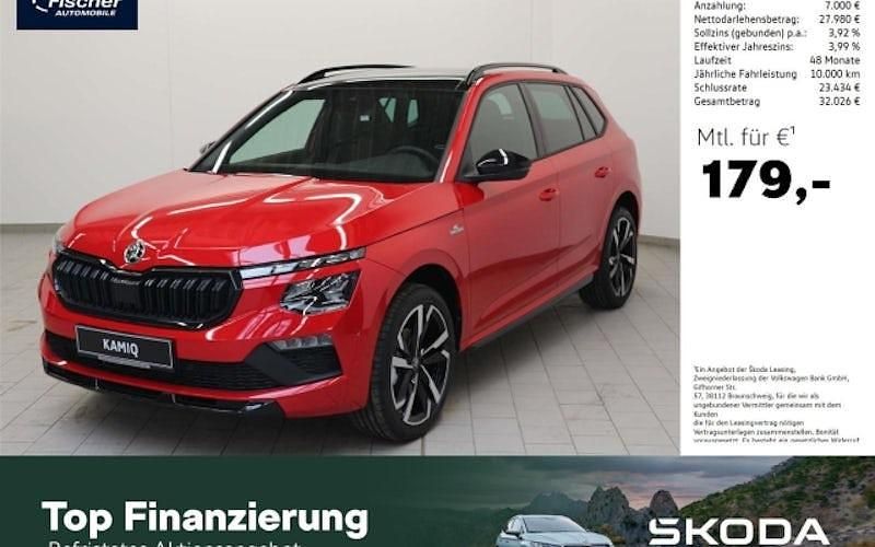 Rot Neu 2025 Skoda Kamiq Monte Carlo SUV | 34.980 € (Etwas zu teuer) - Bild 1/4