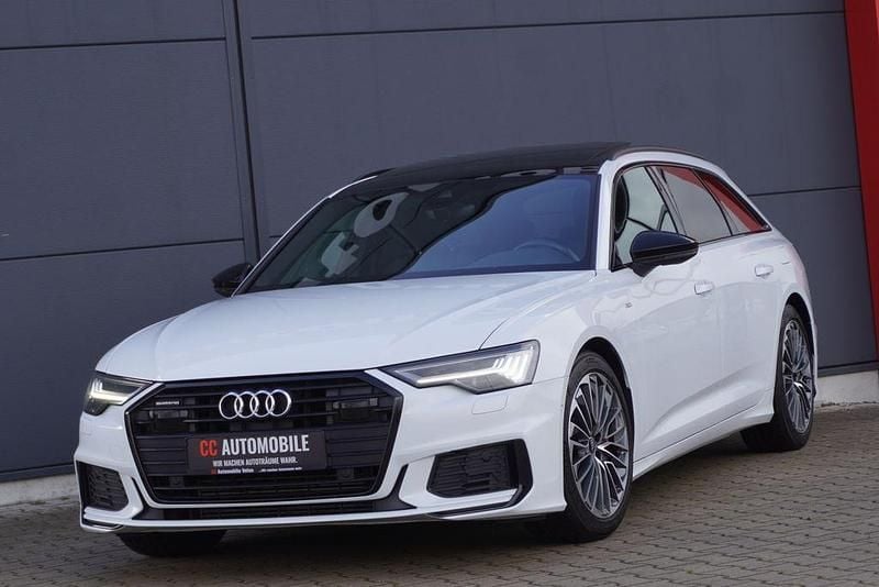 Gebraucht Audi A6 S-Line 367 PS (269 kW) 2021 Gletscherweiß metallic Kombi