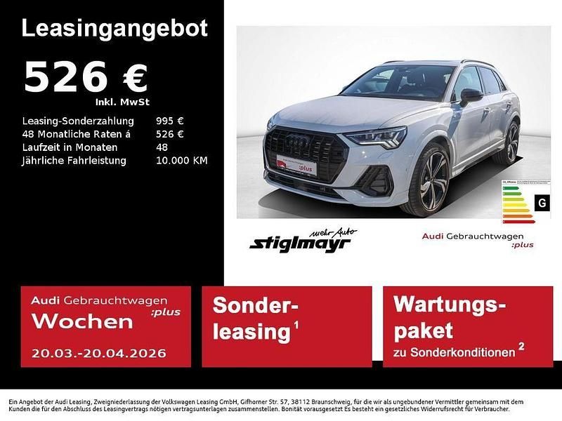 Gebraucht Audi Q3 S-Line 245 PS (180 kW) 2025 Gletscherweiß (metallic) SUV