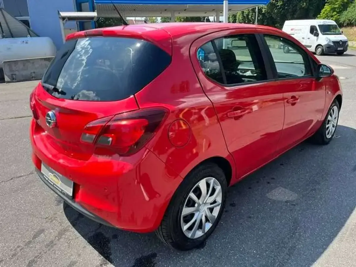 Gebraucht Opel Corsa Edition 90 PS (66 kW) 2015 Magmarot Kleinwagen