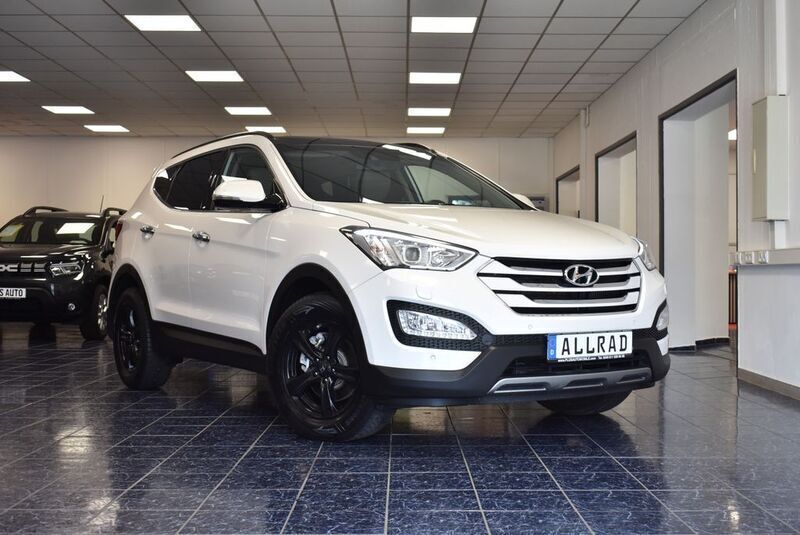 White crystal Gebraucht 2015 Hyundai Santa Fe Premium SUV | 13.870 € (Guter Preis) - Bild 1/4