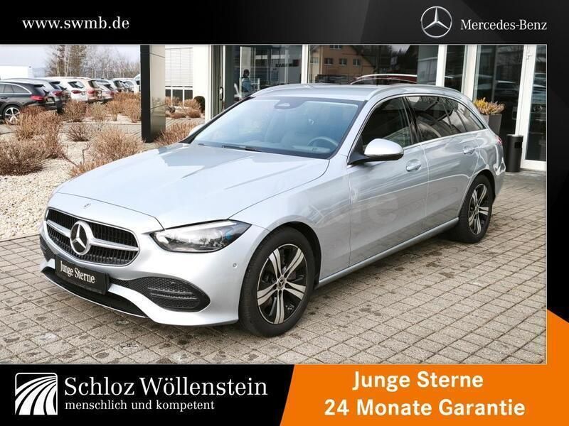 Metalliclack hightechsilber Gebraucht 2024 Mercedes C200 Avantgarde Kombi | 38.340 € (Guter Preis) - Bild 1/4