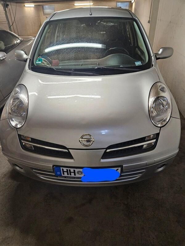 Silber Gebraucht 2006 Nissan Micra Acenta Kleinwagen | 3.650 € (Fairer Preis) - Bild 1/4
