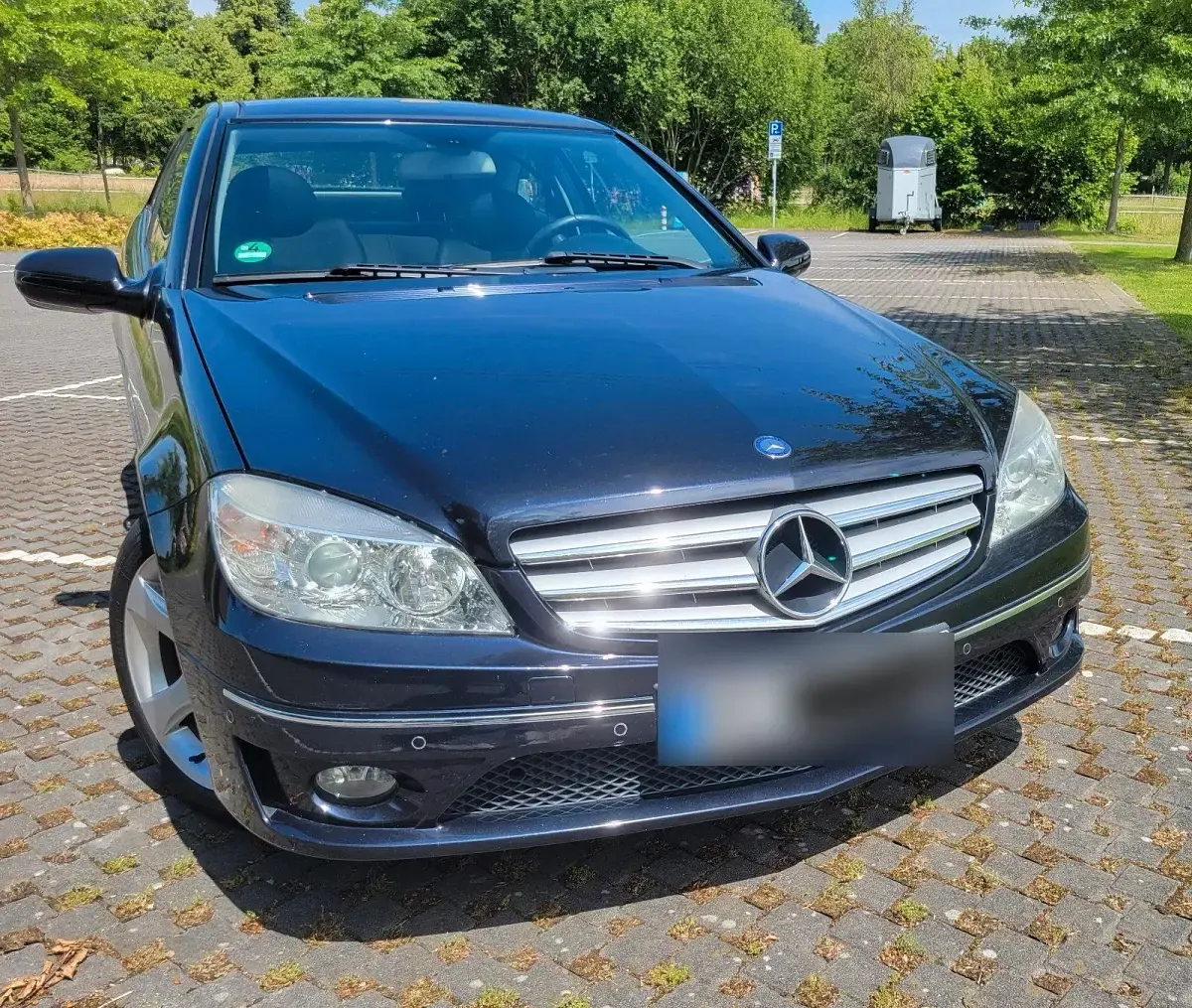 Gebraucht Mercedes CLC180 2009 Schwarz Coupé