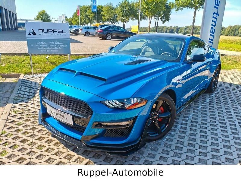Blau Gebraucht 2021 Ford Mustang | 27.990 € (Guter Preis) - Bild 1/4
