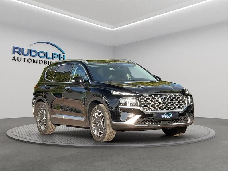 Phantom black Gebraucht 2021 Hyundai Santa Fe Prime SUV | 33.799 € (Fairer Preis) - Bild 1/4