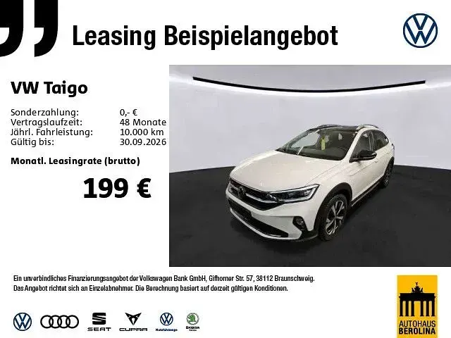 Gebraucht VW Taigo Style 110 PS (80 kW) 2022 Weiß SUV