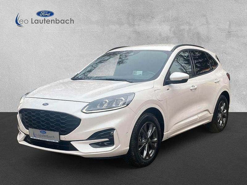 Arktisweiß (metallic) Gebraucht 2021 Ford Kuga ST-Line X SUV | 25.900 € (Fairer Preis) - Bild 1/4