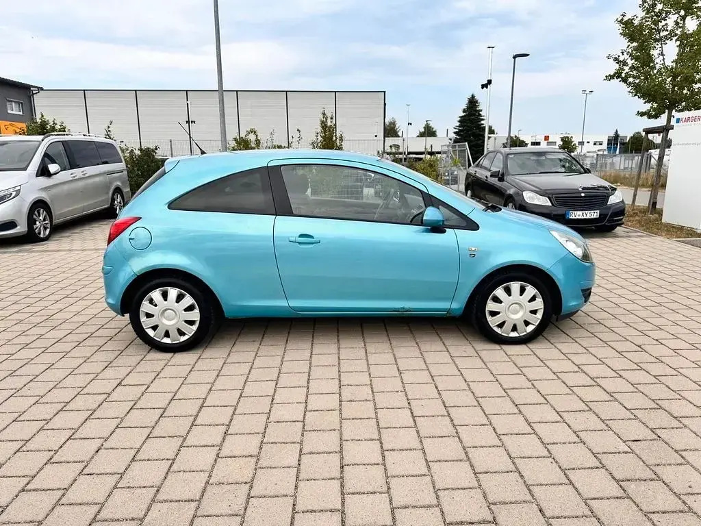 Gebraucht Opel Corsa Edition 69 PS (50 kW) 2010 Blau Kleinwagen
