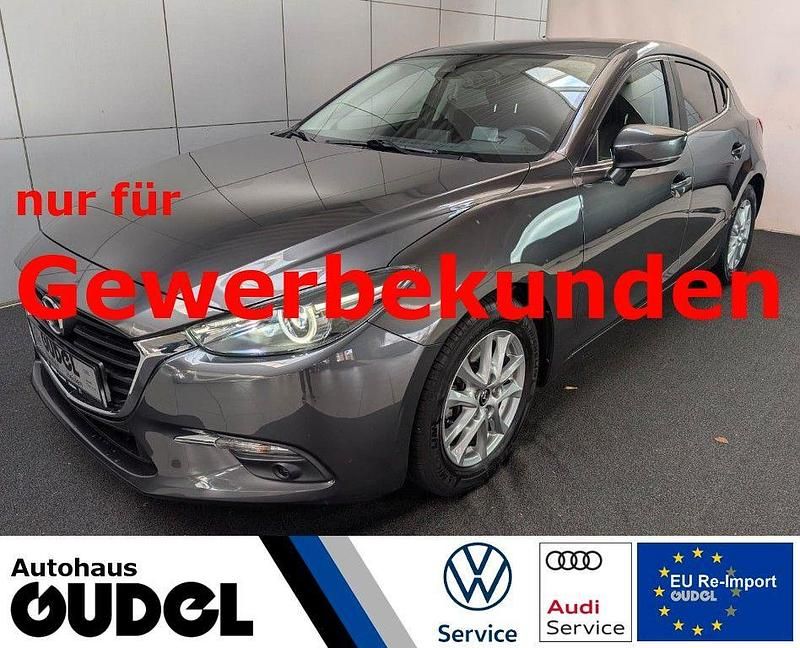 Grau Gebraucht 2017 Mazda 3 Exclusive-Line Limousine | 13.988 € (Guter Preis) - Bild 1/4