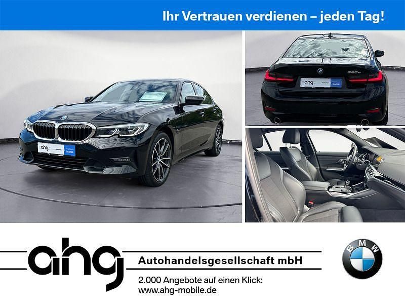 Schwarz Gebraucht 2021 BMW 320e Sport Line Limousine | 26.860 € (Fairer Preis) - Bild 1/4