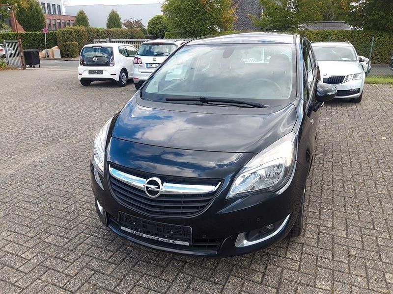 Schwarz Gebraucht 2015 Opel Meriva Style Van / Kleinbus | 3.950 € (Superpreis) - Bild 1/4