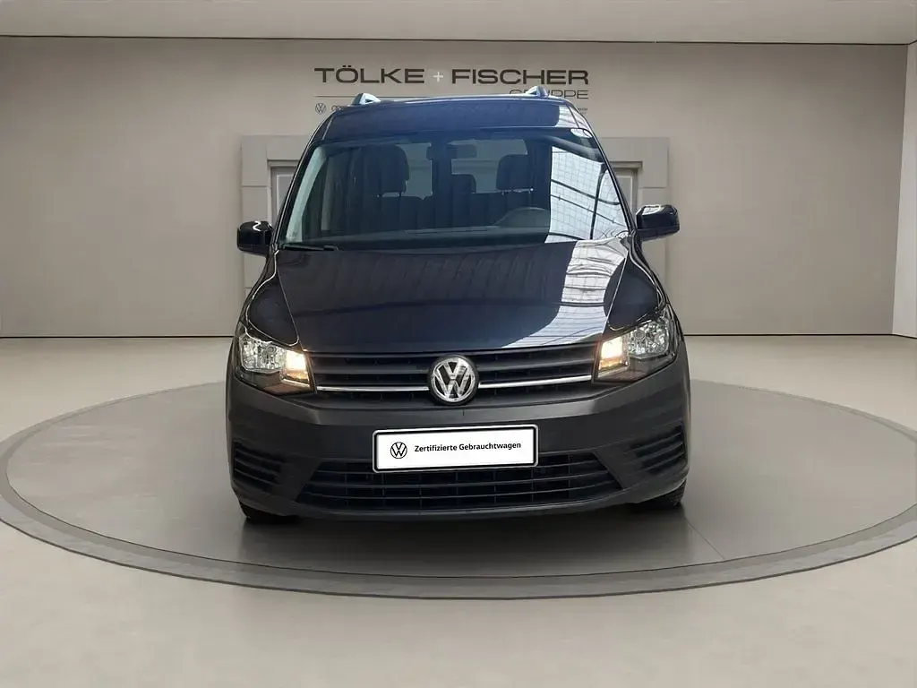 Gebraucht VW Caddy Trendline 125 PS (91 kW) 2018 Blau Van / Kleinbus
