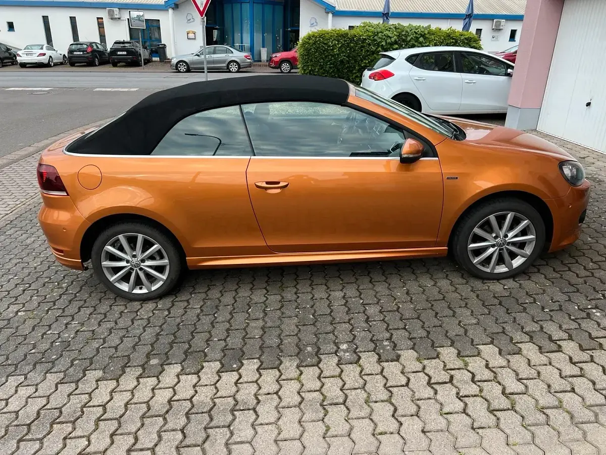Gebraucht VW Golf Cabriolet 110 PS (80 kW) 2016 Orange Cabrio