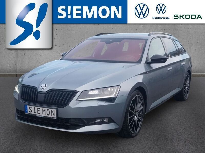Grau Gebraucht 2018 Skoda Superb SportLine Kombi | 19.830 € (Fairer Preis) - Bild 1/4
